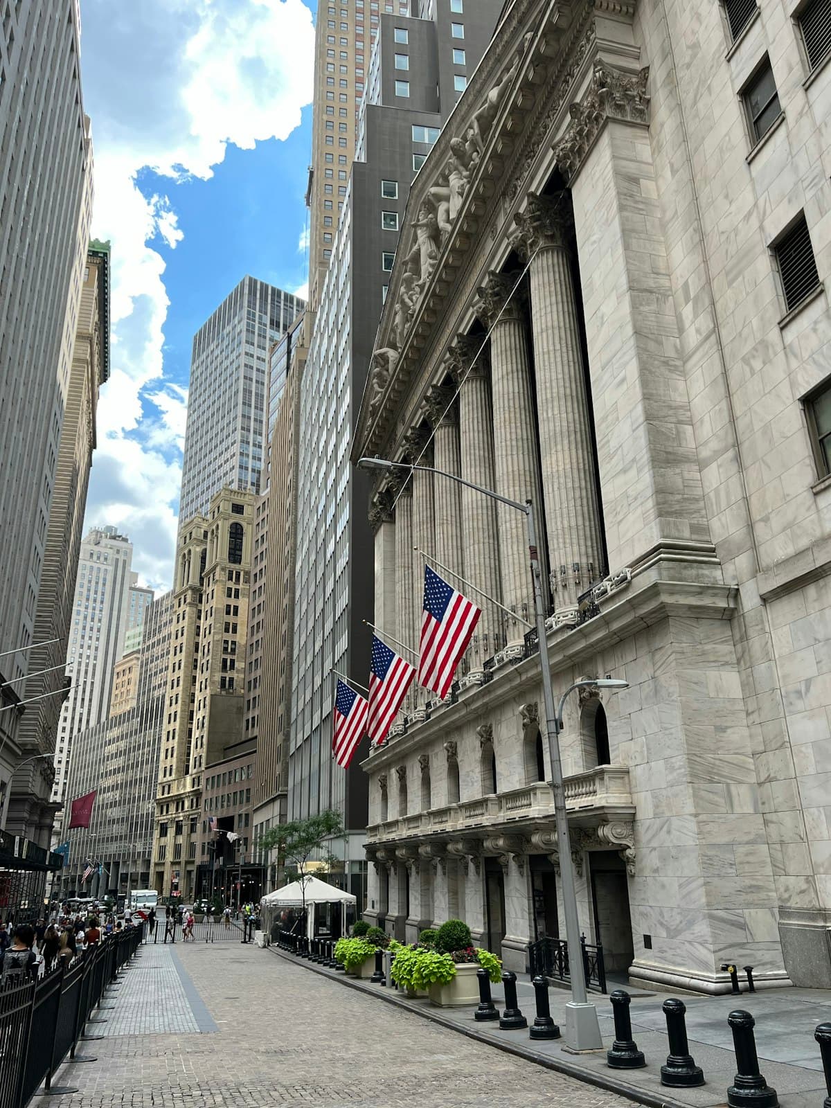 Wall Street, финансовый район Манхэттена — виза инвестора в США